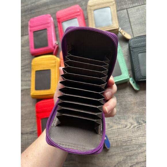 Accordion Style Card ID Wallet Black - Picture 2 of 3